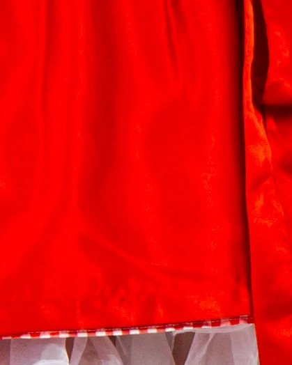 Overig Sexy Trachten Dirndl Zwart/Rood 3dlg (100% Katoen) - Afbeelding 3