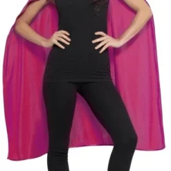 Overig Superhelden Cape Pink Met Oogmasker
