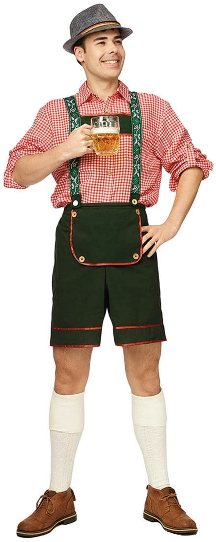 Overig Tiroler Broek Groen Bloemen