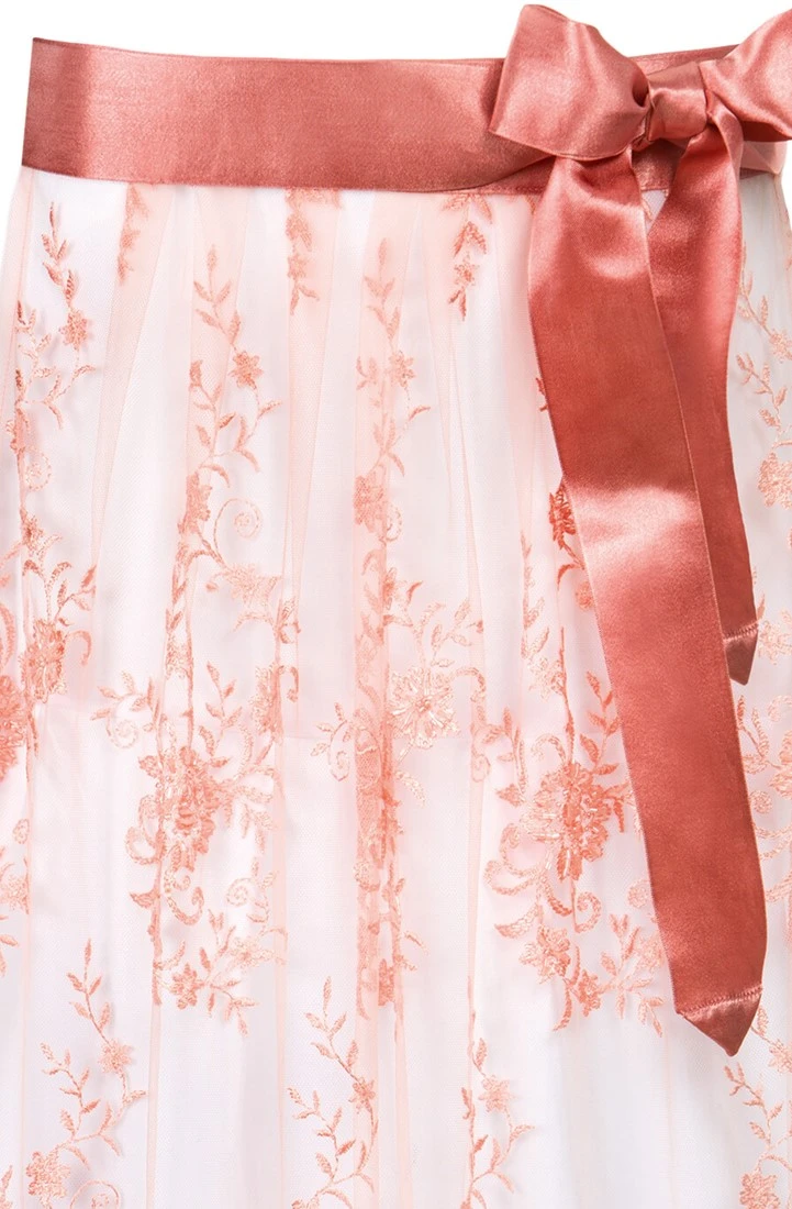 Overig Trachten Dirndlschort Luxe Abrikoos (70cm) - Afbeelding 2